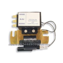 Bobine haute tension avec centrale electronique type Femsatronic Vespa Rally 200